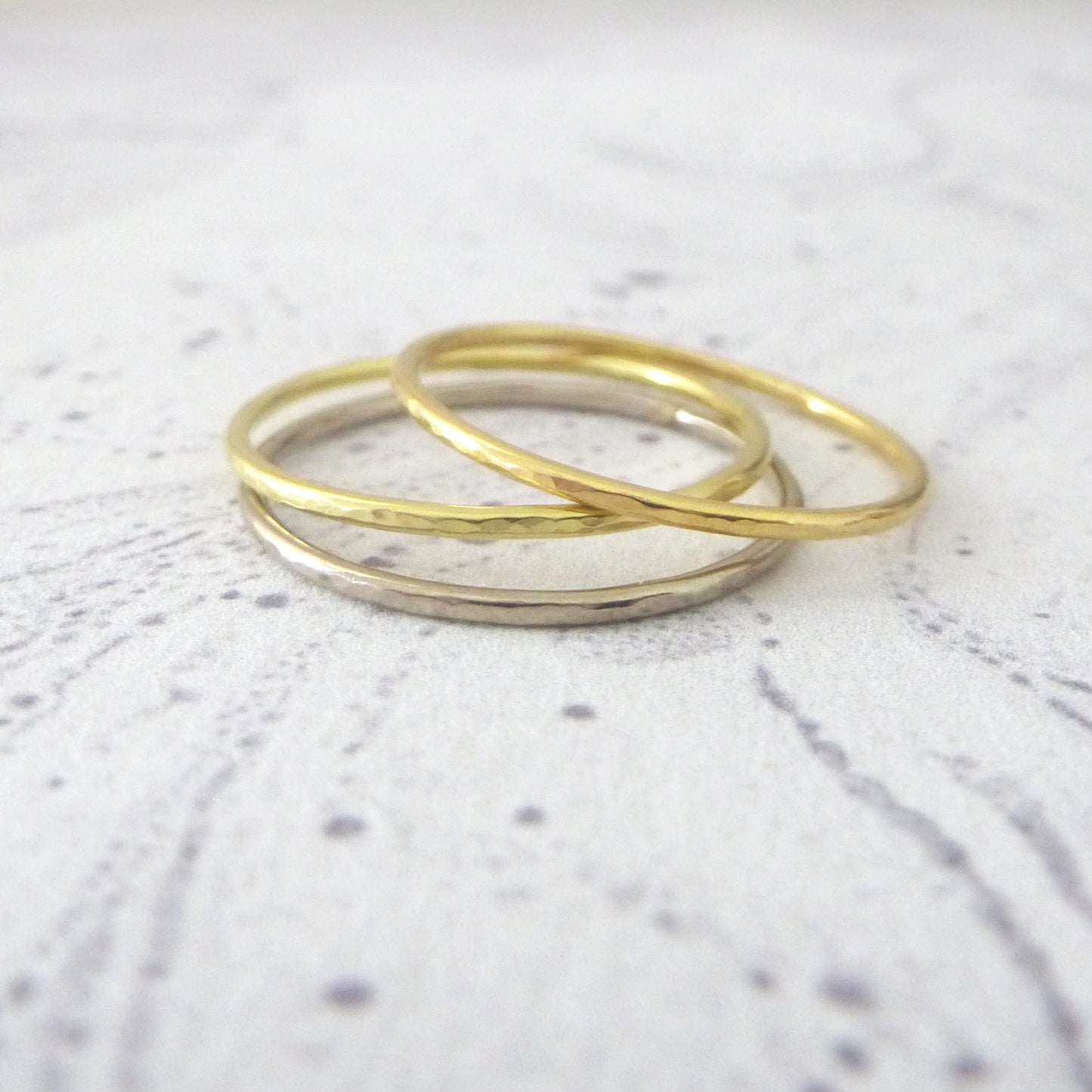 Thin Gold Midi Ring - 18ct Yellow Gold