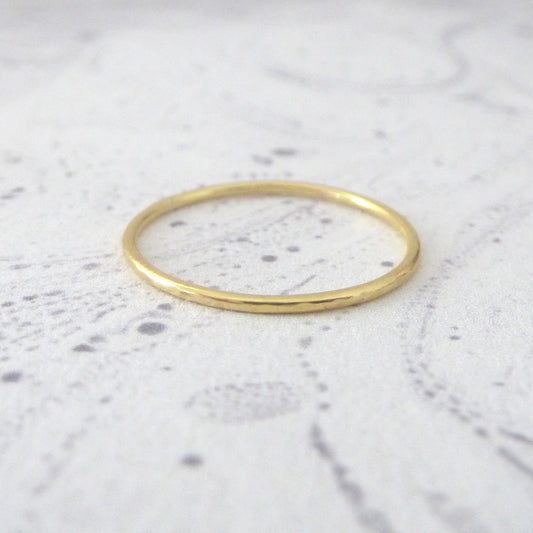 Skinny Midi Ring - 18ct Red Gold