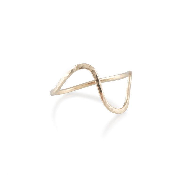 Sally 9ct Gold Midi Ring - 9ct Yellow Gold