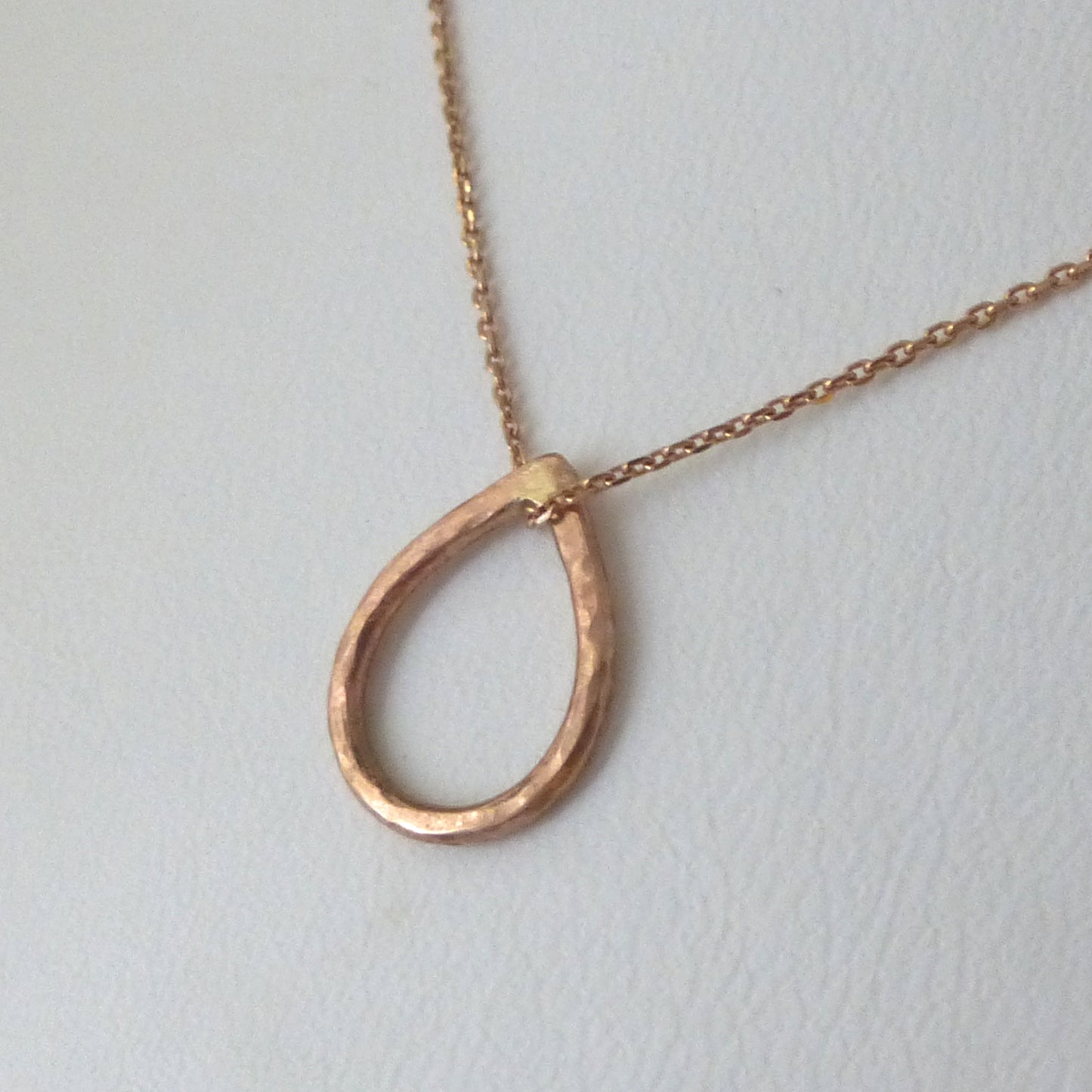9ct Gold Teardrop Necklace