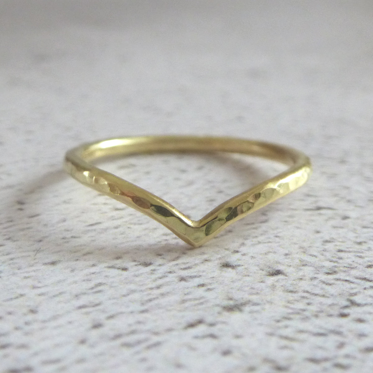 18ct Gold Wishbone Ring