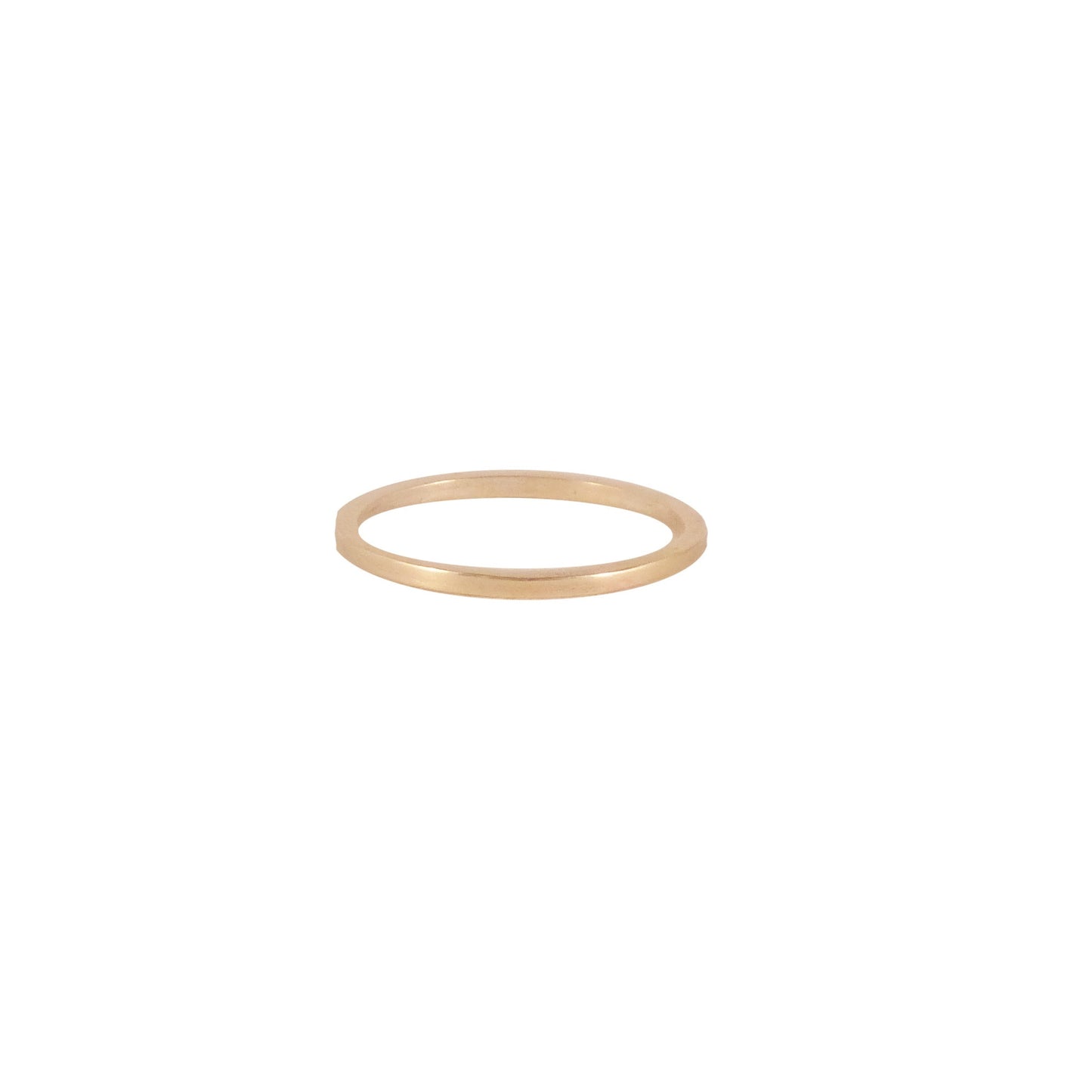 Skinny square band ring - 9ct yellow gold